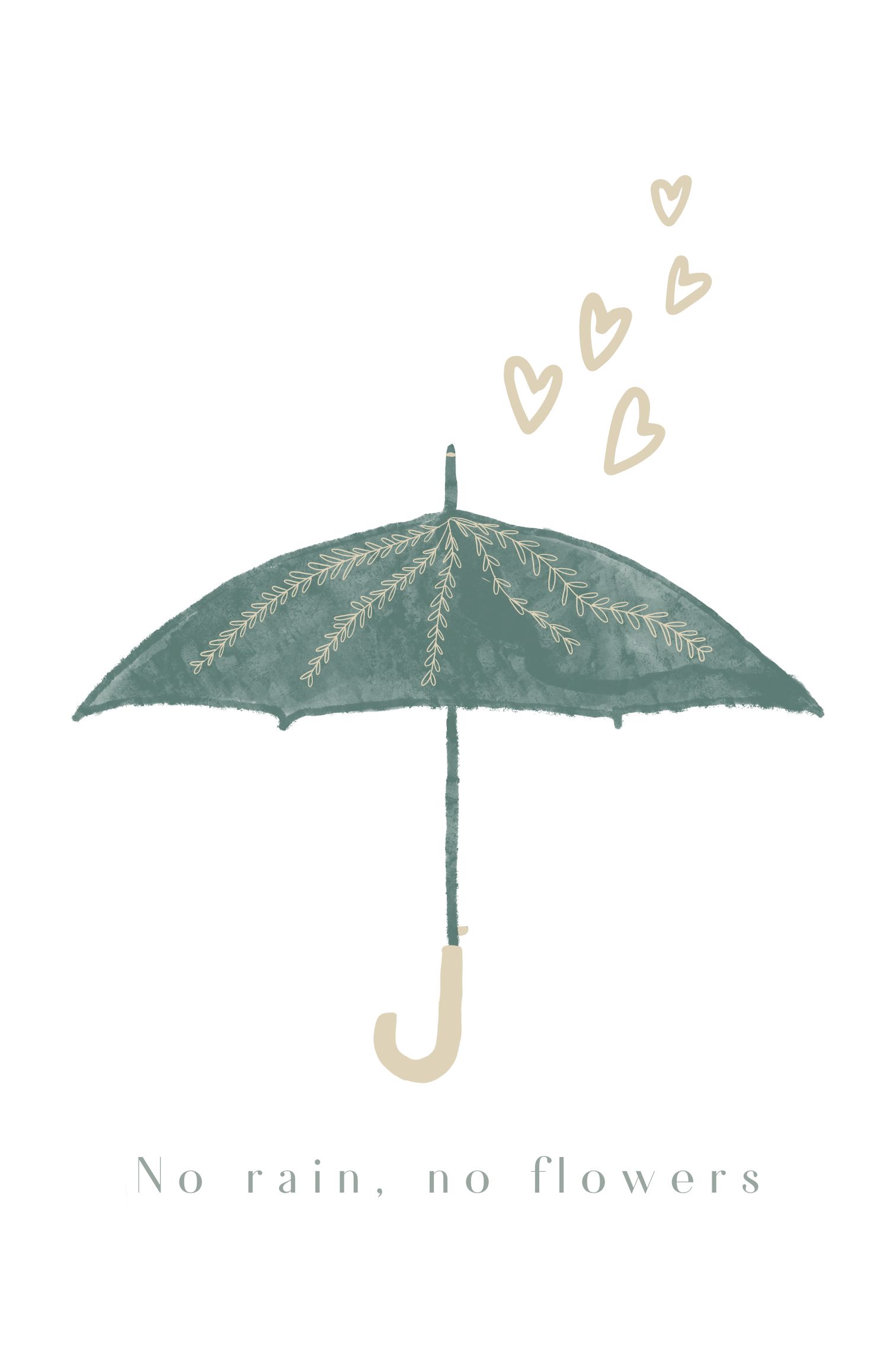 Tuinposter paraplu